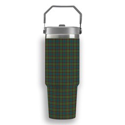 ScotsTee Shop Scottish Cunningham Hunting Ancient Tartan Flip Straw Tumbler 20oz 30oz