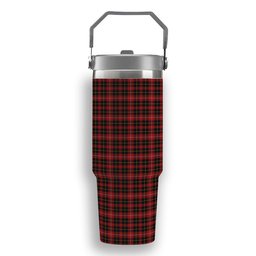ScotsTee Shop Scottish Connel Tartan Flip Straw Tumbler 20oz 30oz