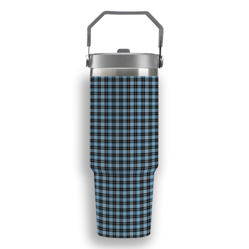 ScotsTee Shop Scottish Clark Ancient Tartan Flip Straw Tumbler 20oz 30oz