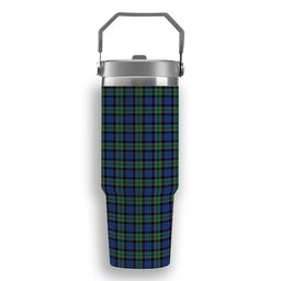 ScotsTee Shop Scottish Fletcher Ancient Tartan Flip Straw Tumbler 20oz 30oz