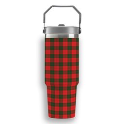 ScotsTee Shop Scottish Erskine Modern Tartan Flip Straw Tumbler 20oz 30oz