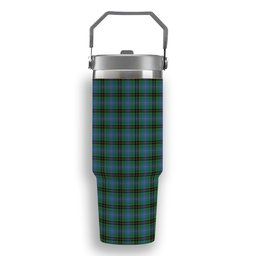 ScotsTee Shop Scottish Davidson Ancient Tartan Flip Straw Tumbler 20oz 30oz
