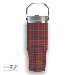 ScotsTee Shop Scottish Donald of Glenaladale Ancient Tartan Flip Straw Tumbler 20oz 30oz