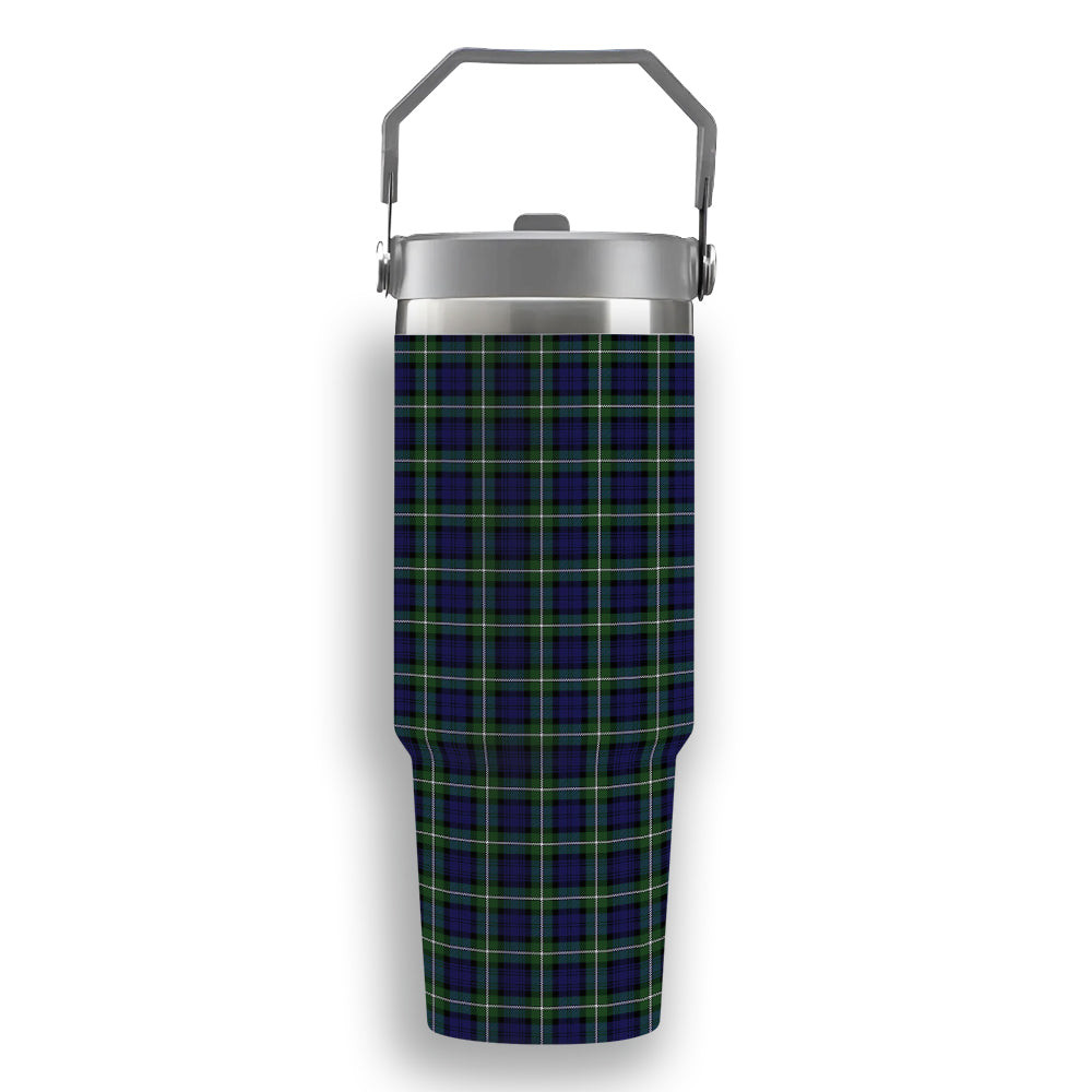 ScotsTee Shop Scottish Forbes Modern Tartan Flip Straw Tumbler 20oz 30oz