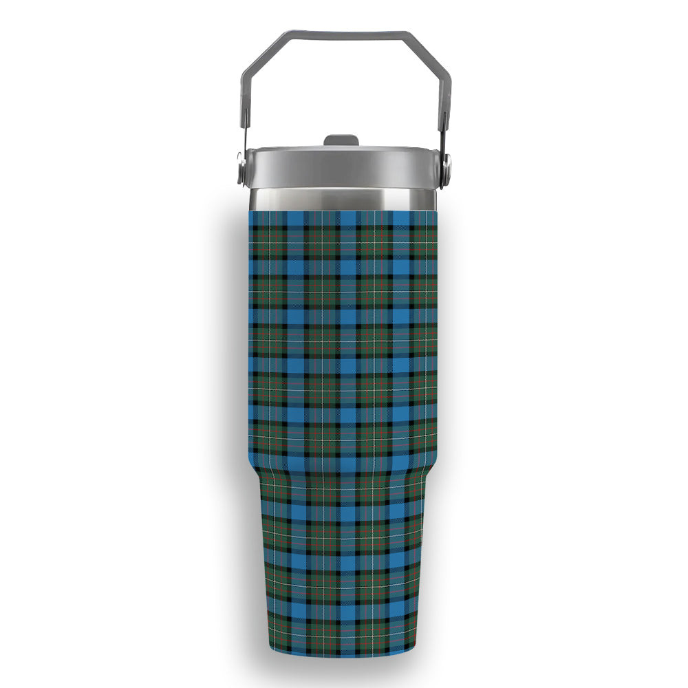 ScotsTee Shop Scottish Fergusson Ancient Tartan Flip Straw Tumbler 20oz 30oz
