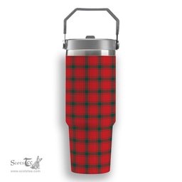 ScotsTee Shop Scottish Donald of Sleat Modern Tartan Flip Straw Tumbler 20oz 30oz