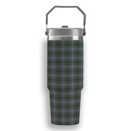 ScotsTee Shop Scottish Douglas Green  Ancient Tartan Flip Straw Tumbler 20oz 30oz