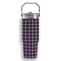 ScotsTee Shop Scottish Donald Dress Modern Tartan Flip Straw Tumbler 20oz 30oz
