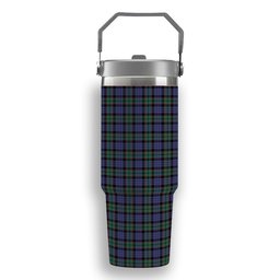 ScotsTee Shop Scottish Fletcher Modern Tartan Flip Straw Tumbler 20oz 30oz