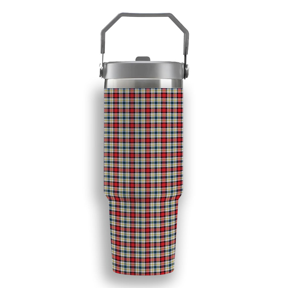 ScotsTee Shop Scottish Dundee Dress Tartan Flip Straw Tumbler 20oz 30oz