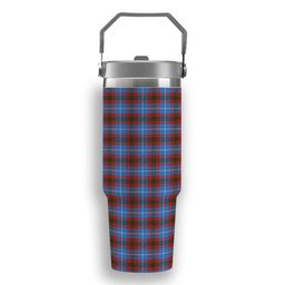 ScotsTee Shop Scottish Edinburgh Tartan Flip Straw Tumbler 20oz 30oz