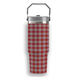 ScotsTee Shop Scottish Erskine Red Tartan Flip Straw Tumbler 20oz 30oz