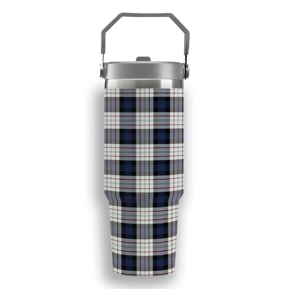 ScotsTee Shop Scottish Fergusson Dress Tartan Flip Straw Tumbler 20oz 30oz