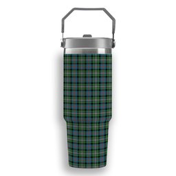 ScotsTee Shop Scottish Davidson Double Ancient Tartan Flip Straw Tumbler 20oz 30oz