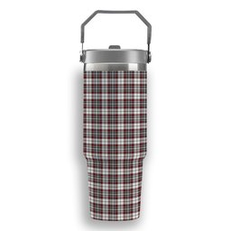 ScotsTee Shop Scottish Dunbar Plaid Modern Tartan Flip Straw Tumbler 20oz 30oz
