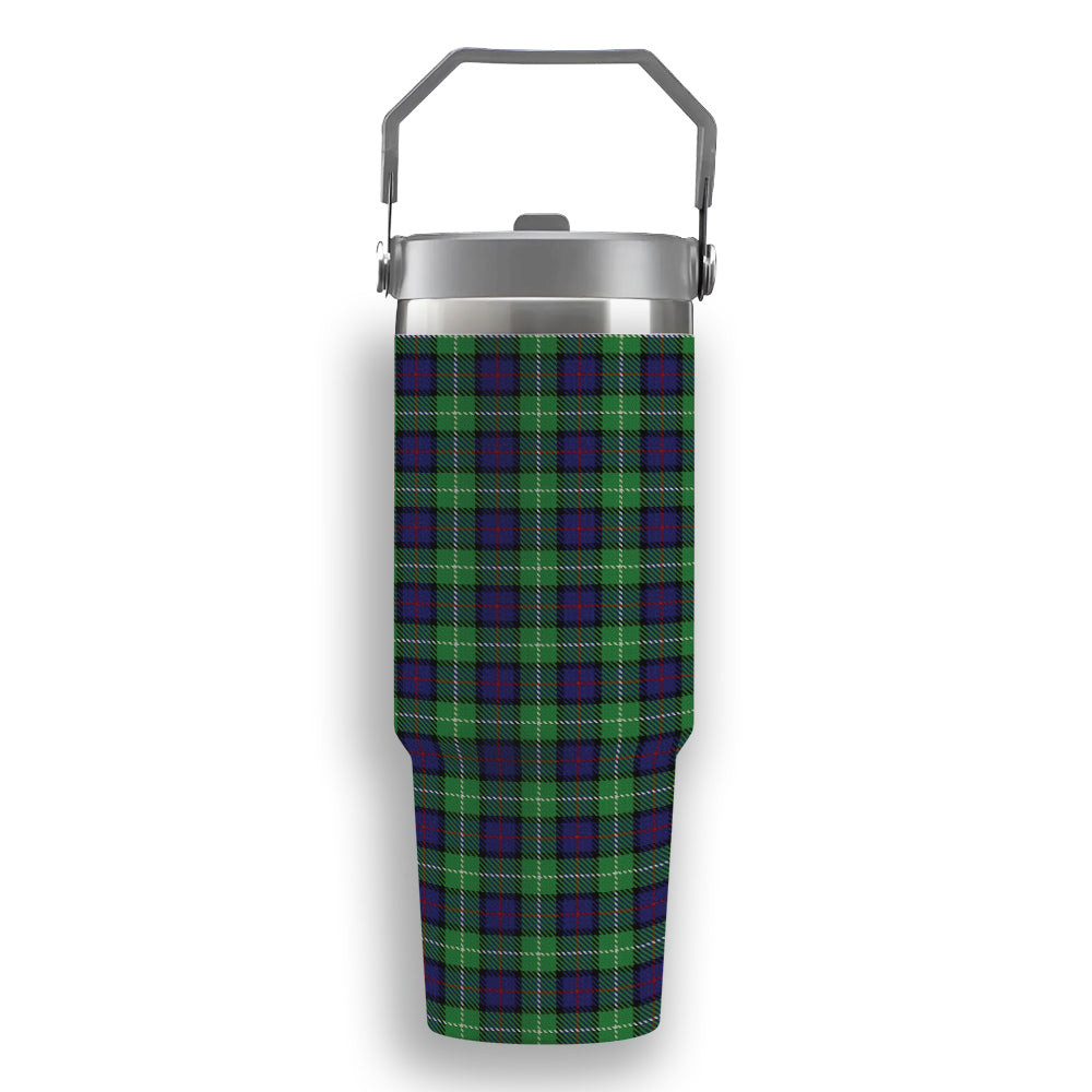 ScotsTee Shop Scottish Davidson of Tulloch Tartan Flip Straw Tumbler 20oz 30oz
