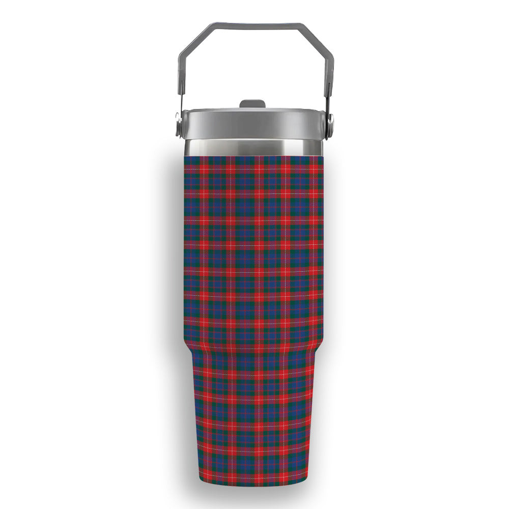 ScotsTee Shop Scottish Fraser of Lovat Modern Tartan Flip Straw Tumbler 20oz 30oz