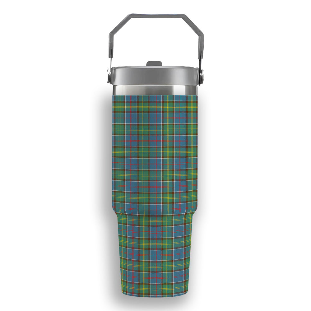 ScotsTee Shop Scottish Dalrymple SC Tartan Flip Straw Tumbler 20oz 30oz