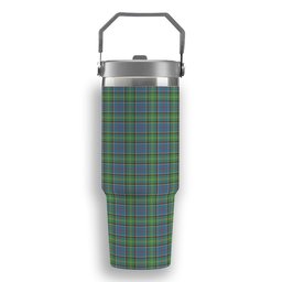 ScotsTee Shop Scottish Dalrymple SC Tartan Flip Straw Tumbler 20oz 30oz