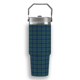 ScotsTee Shop Scottish Falconer Tartan Flip Straw Tumbler 20oz 30oz