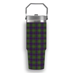 ScotsTee Shop Scottish Dalrymple Tartan Flip Straw Tumbler 20oz 30oz