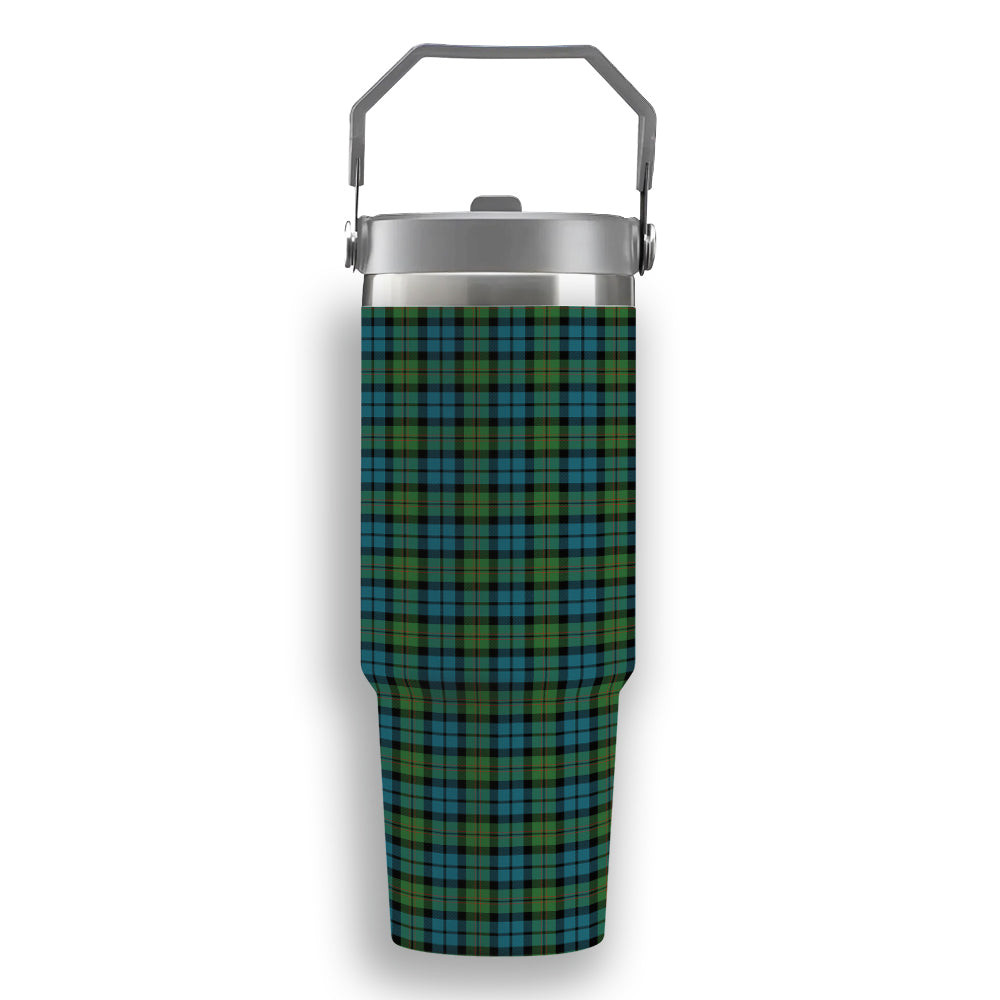 ScotsTee Shop Scottish Dundas Ancient Tartan Flip Straw Tumbler 20oz 30oz