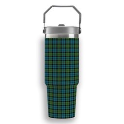 ScotsTee Shop Scottish Dundas Ancient Tartan Flip Straw Tumbler 20oz 30oz