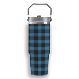 ScotsTee Shop Scottish Garden Tartan Flip Straw Tumbler 20oz 30oz