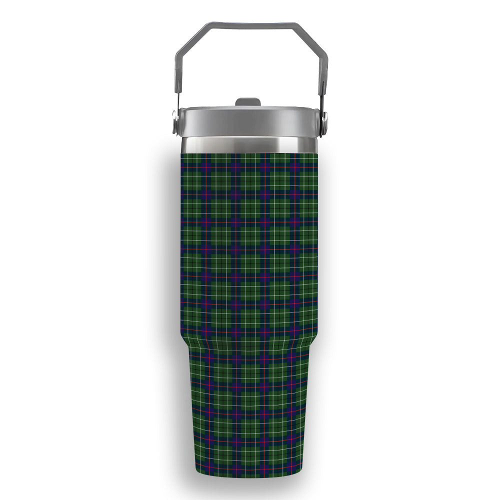 ScotsTee Shop Scottish Duncan Modern Tartan Flip Straw Tumbler 20oz 30oz