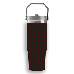 ScotsTee Shop Scottish Donachie of Brockloch Tartan Flip Straw Tumbler 20oz 30oz