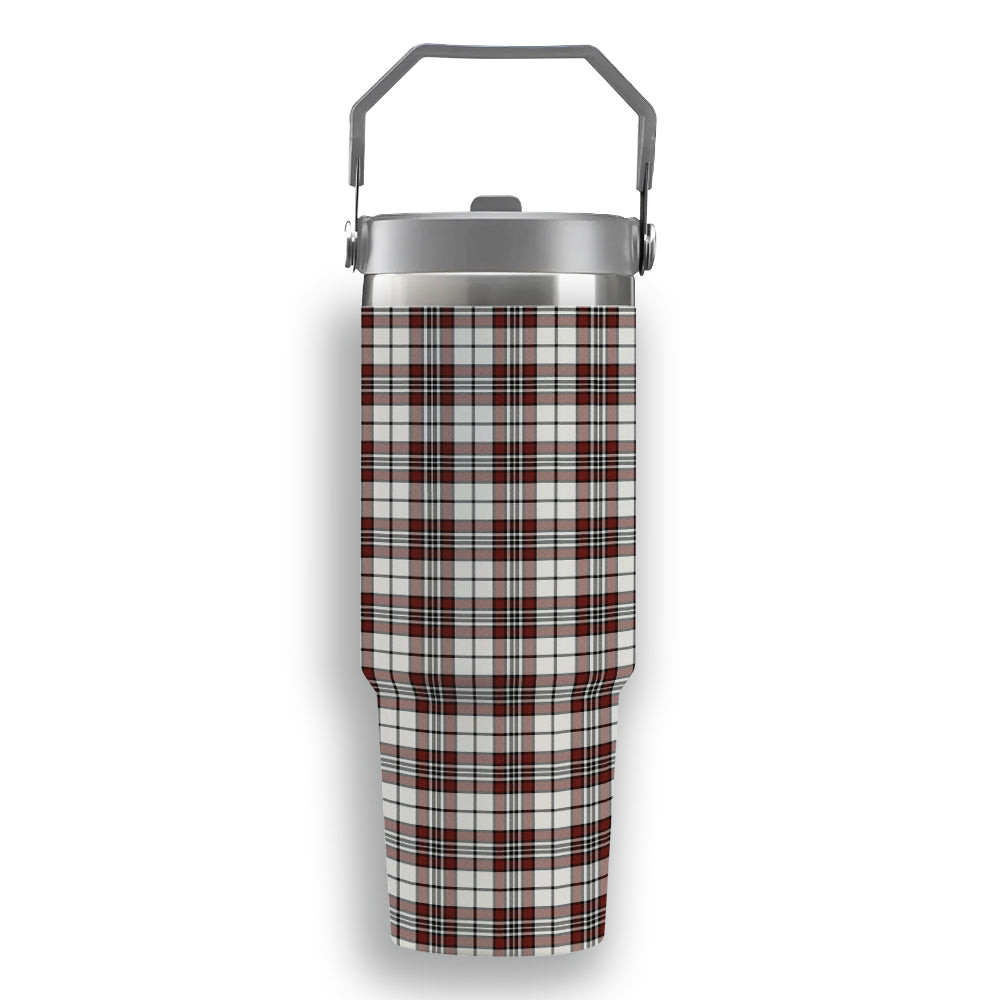 ScotsTee Shop Scottish Dunbar Plaid Ancient Tartan Flip Straw Tumbler 20oz 30oz
