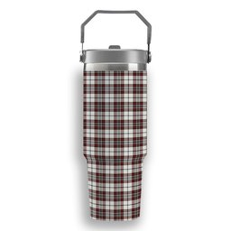ScotsTee Shop Scottish Dunbar Plaid Ancient Tartan Flip Straw Tumbler 20oz 30oz