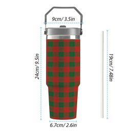 ScotsTee Shop Scottish Erskine Ancient Tartan Flip Straw Tumbler 20oz 30oz