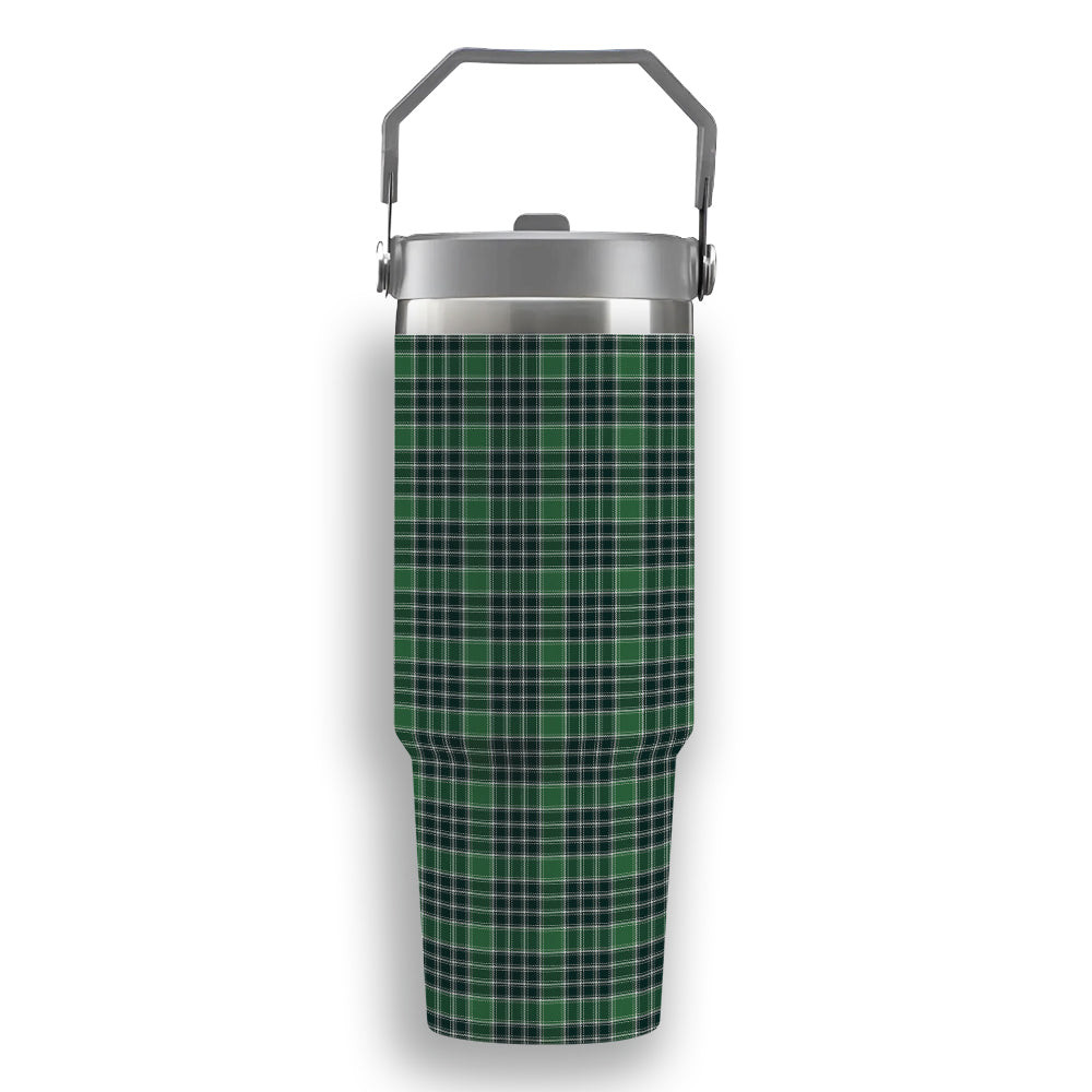 ScotsTee Shop Scottish Donald Lord of the Isles Hunting Modern Tartan Flip Straw Tumbler 20oz 30oz