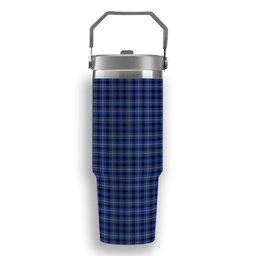ScotsTee Shop Scottish Fleming Modern Tartan Flip Straw Tumbler 20oz 30oz