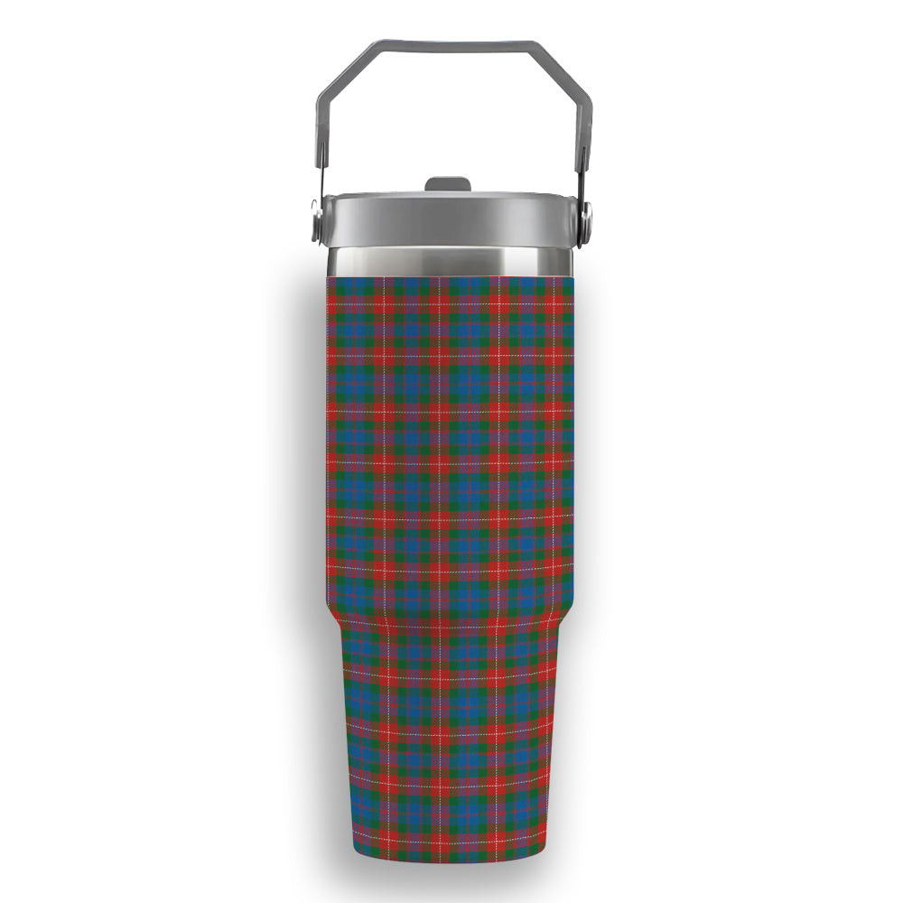 ScotsTee Shop Scottish Fraser of Lovat Ancient Tartan Flip Straw Tumbler 20oz 30oz