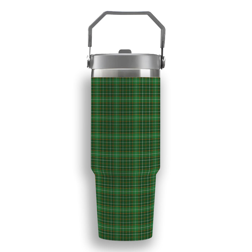 ScotsTee Shop Scottish Forrester Hunting Tartan Flip Straw Tumbler 20oz 30oz