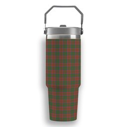 ScotsTee Shop Scottish Donald of Glencoe Ancient Tartan Flip Straw Tumbler 20oz 30oz