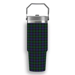 ScotsTee Shop Scottish Ferguson of Balquhidder Tartan Flip Straw Tumbler 20oz 30oz