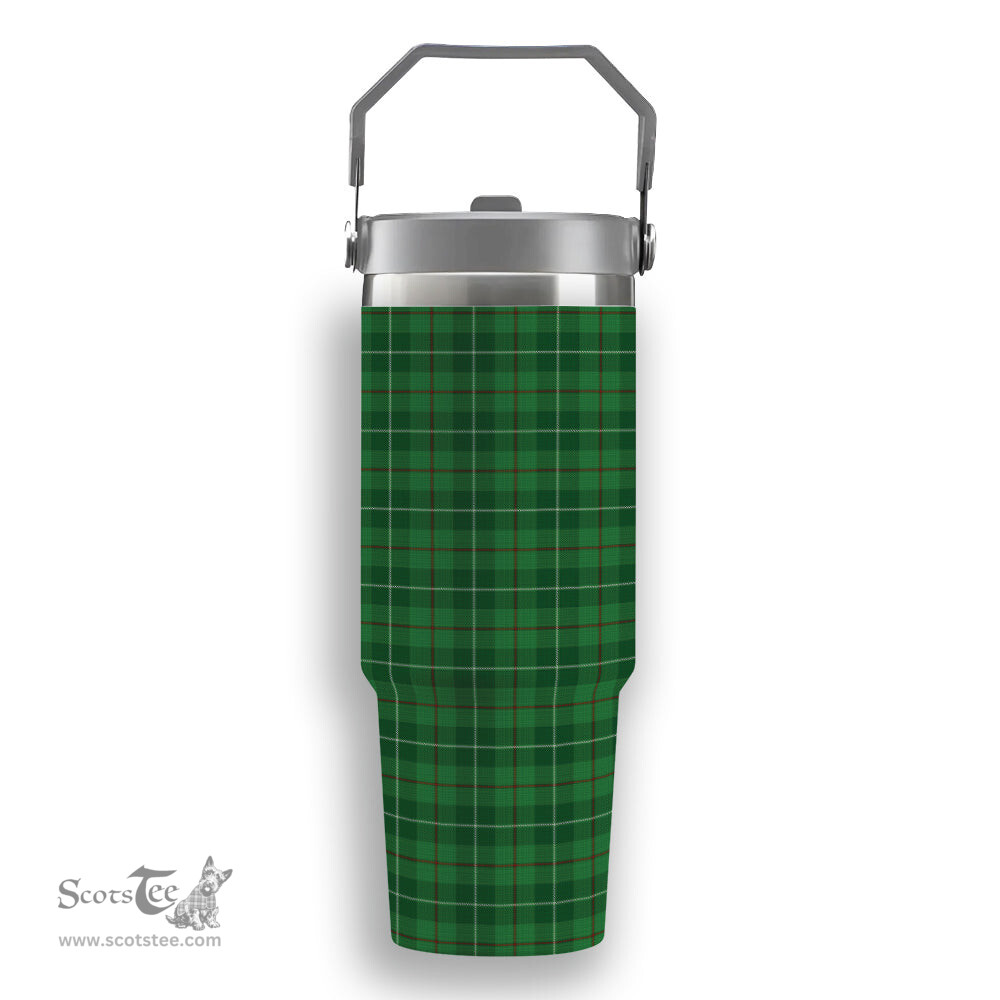 ScotsTee Shop Scottish Galloway Tartan Flip Straw Tumbler 20oz 30oz