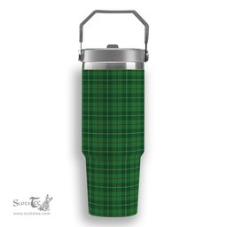 ScotsTee Shop Scottish Galloway Tartan Flip Straw Tumbler 20oz 30oz