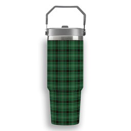 ScotsTee Shop Scottish Fraser Gathering Hunting Ancient Tartan Flip Straw Tumbler 20oz 30oz