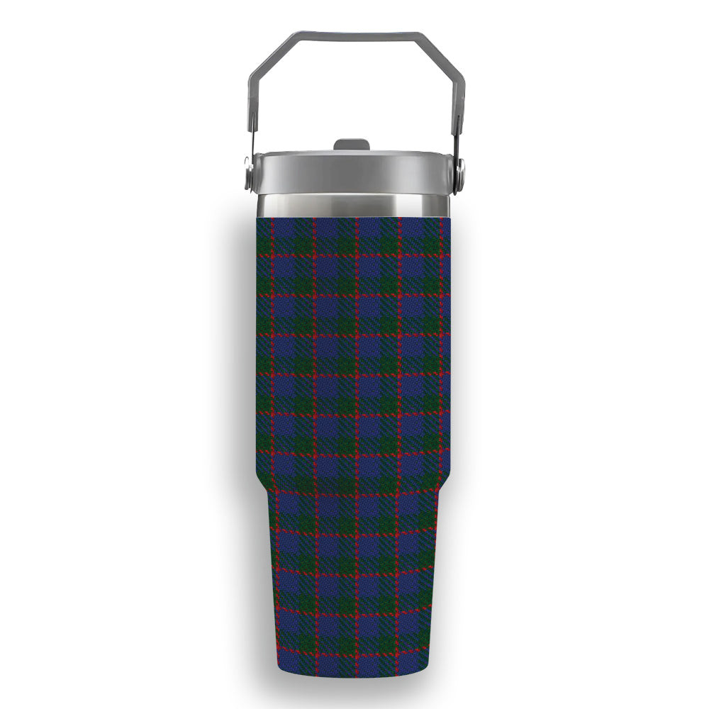 ScotsTee Shop Scottish Ferguson 1819 Tartan Flip Straw Tumbler 20oz 30oz