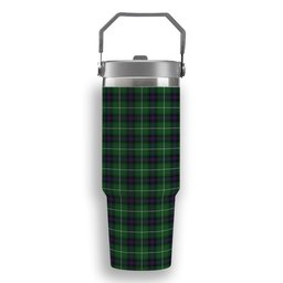 ScotsTee Shop Scottish Donald of The Isles Tartan Flip Straw Tumbler 20oz 30oz