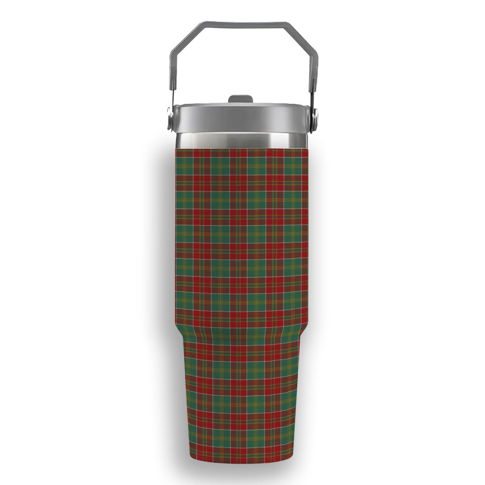 ScotsTee Shop Scottish Donald of Kingsburgh Tartan Flip Straw Tumbler 20oz 30oz