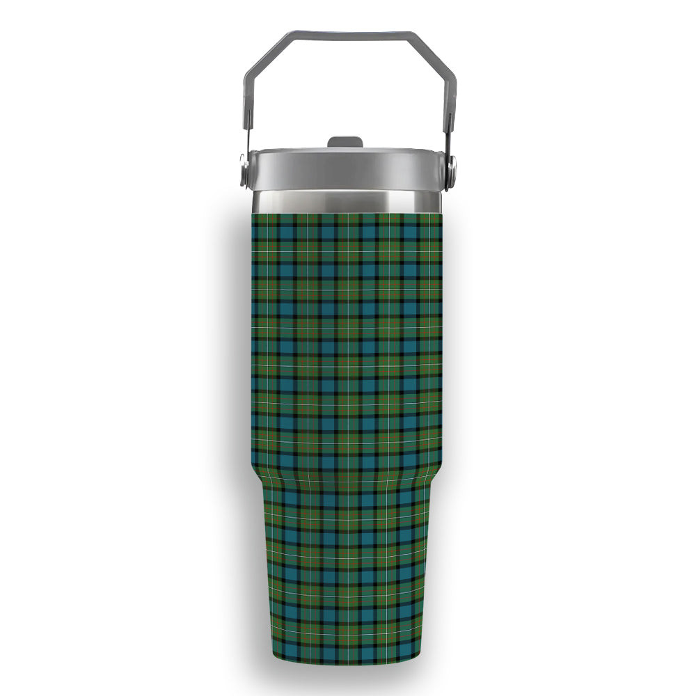 ScotsTee Shop Scottish Ferguson Ancient Clan Tartan Flip Straw Tumbler 20oz 30oz