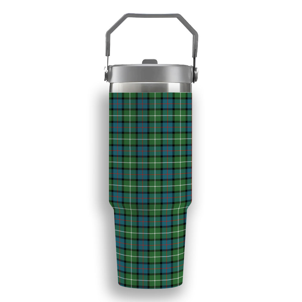 ScotsTee Shop Scottish Davidson of Tulloch Ancient Tartan Flip Straw Tumbler 20oz 30oz