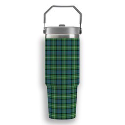ScotsTee Shop Scottish Davidson of Tulloch Ancient Tartan Flip Straw Tumbler 20oz 30oz