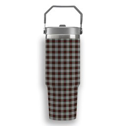 ScotsTee Shop Scottish Fraser Dress Tartan Flip Straw Tumbler 20oz 30oz