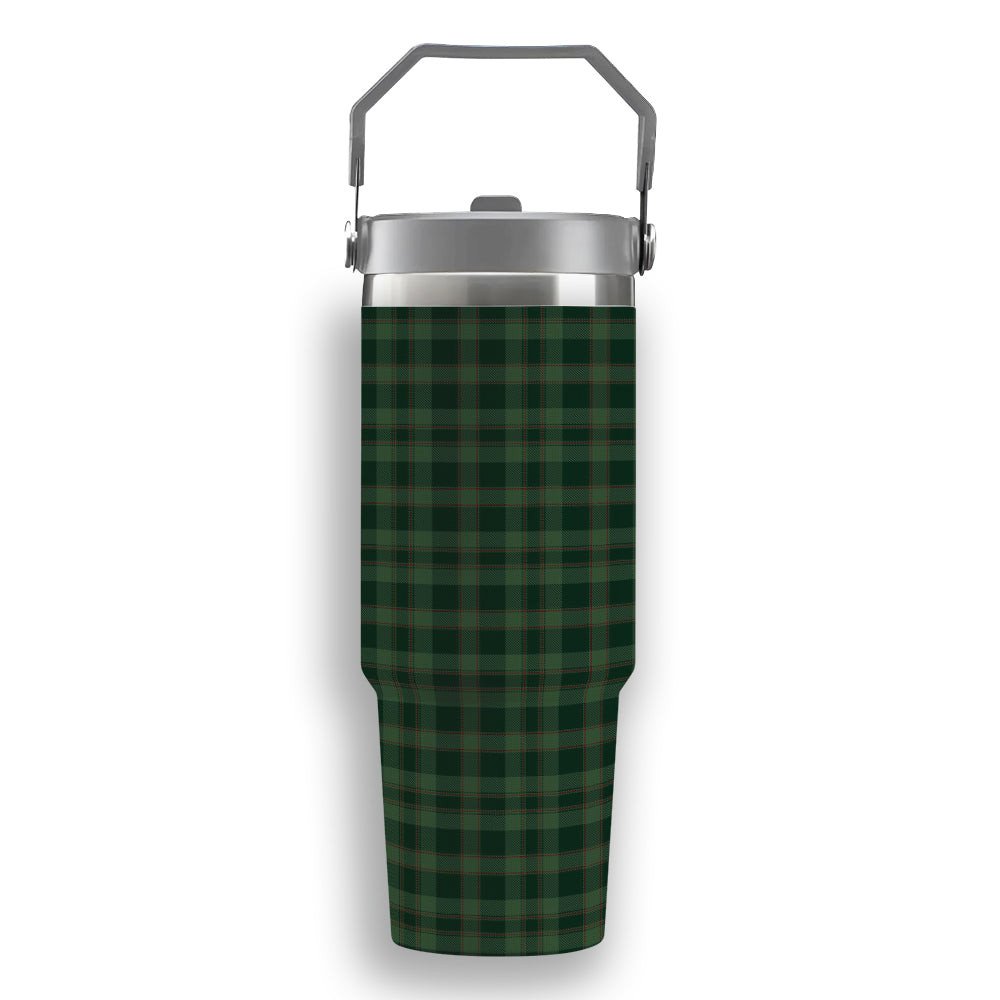 ScotsTee Shop Scottish Donachie of Brockloch Hunting Tartan Flip Straw Tumbler 20oz 30oz